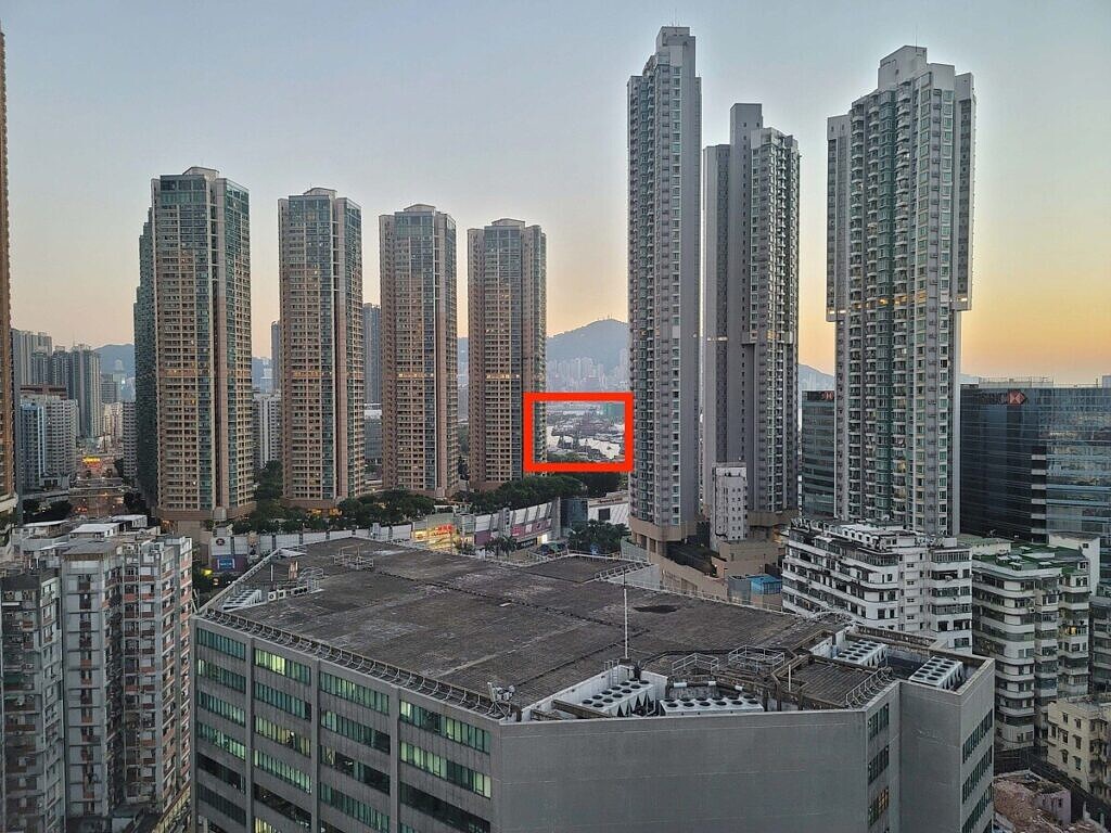 Reference shot of the Hong Kong skyline